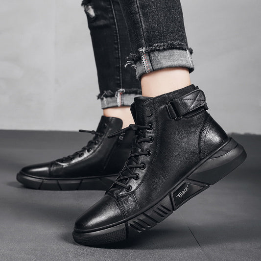 Botas Martin de Cuero Premium con Forro Suave para Hombre
