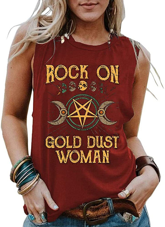 Blusa Tank Top Estampada Cuello Redondo Estilo Boho - Image 5