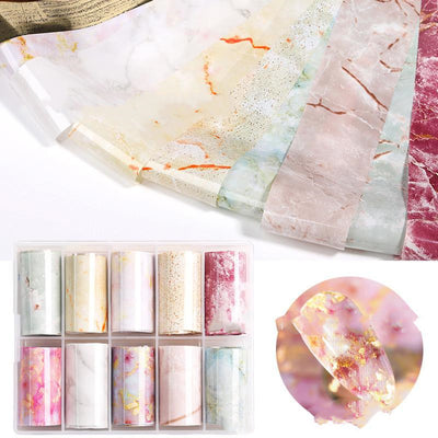 Set de Papeles Transfer para Diseños de Uñas con Estrellas - Image 5