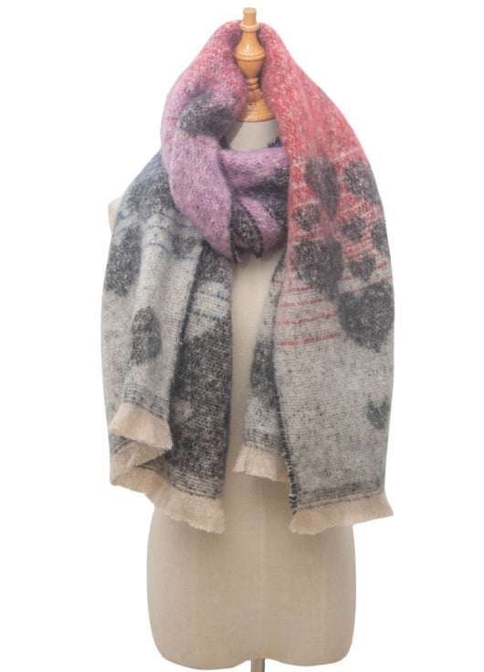 Cuello Térmico Jacquard con Diseño de Amor - Bufanda Versátil Europea - Image 29