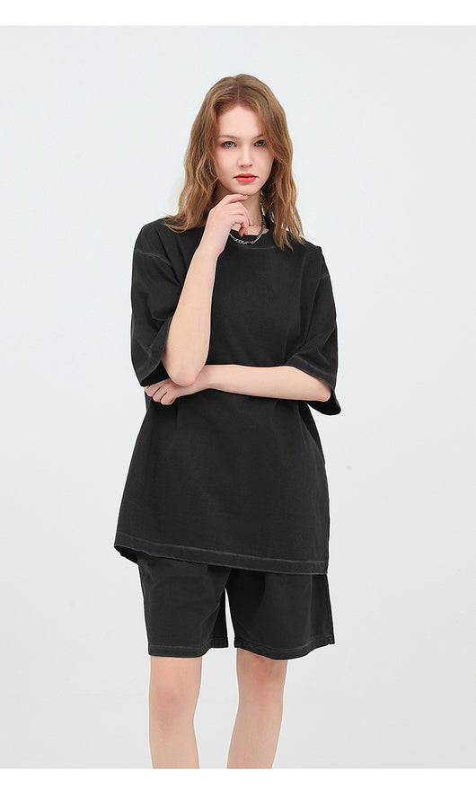 Camiseta Mujer Algodón Puro Desgastada - Image 21
