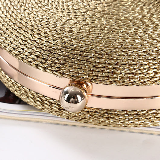 Bolso de Mano Redondo Artesanal Elegante - Image 8