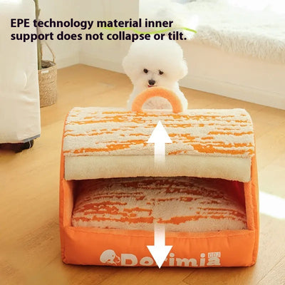 Casa para Mascotas de Cuatro Estaciones Desmontable y Lavable - Image 3