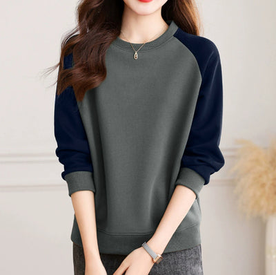 Sudadera Cuello Redondo con Mangas Raglán para Mujer - Image 5