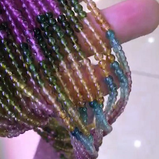 Pulsera de Piedras Preciosas Multicolores con Círculos - Image 8