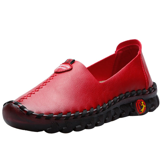 Zapatos Casuales de Cuero para Mujer con Suela Suave y Diseño Otoñal - Image 11
