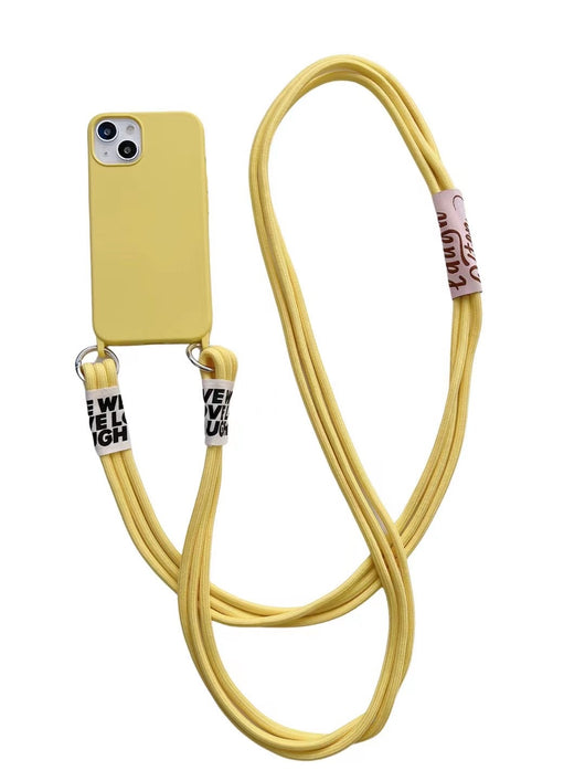 Funda Silicona para Celular con Correa Diagonal y Colgante - Image 15