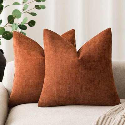 Funda de Almohada Chenilla Estilo Instagram para Sofá y Cama