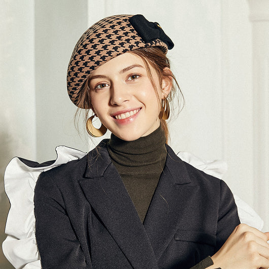 Boina Femenina Estilo Azafata Británica para Otoño e Invierno - Image 7