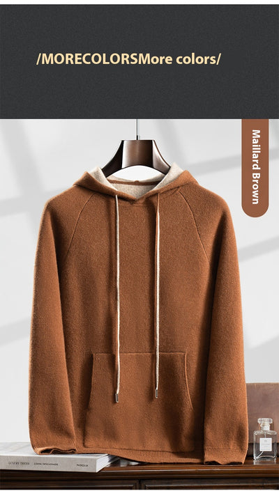 Suéter Deportivo de Cachemira Pura para Hombre - Otoño Invierno - Image 13