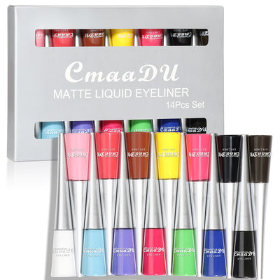 Delineador Líquido Mate de Secado Rápido - Set de 14 Colores - Image 13