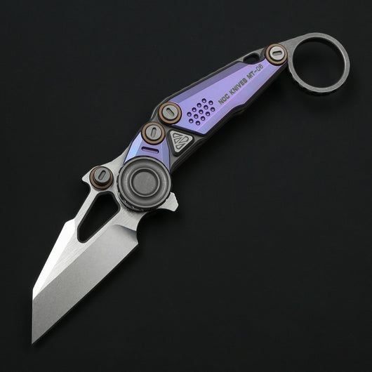 Cuchillo Plegable M390 Defensa Personal Exterior Filo Profesional