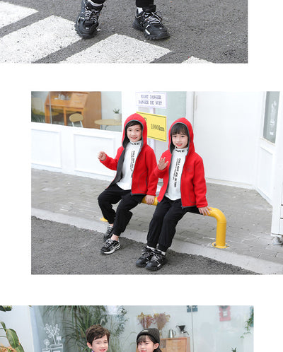 Conjunto Infantil Cardigan Polar con Capucha - Image 29