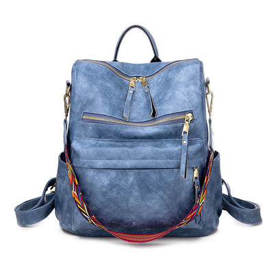 Mochila de Cuero Vintage con Gran Capacidad - Image 18