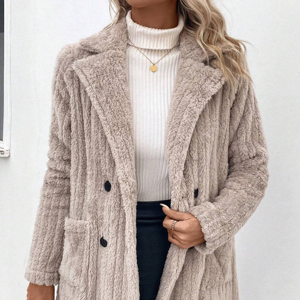 Cardigan Reversible de Peluche - Abrigo Casual Versátil