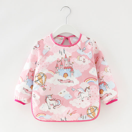 Babero Delantal de Algodón con Bolsillo para Bebés y Niños - Image 15