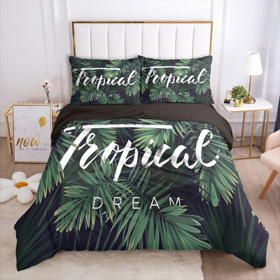 Juego de Cama Nordic Primavera Funda Nórdica Hojas Verdes - Image 19