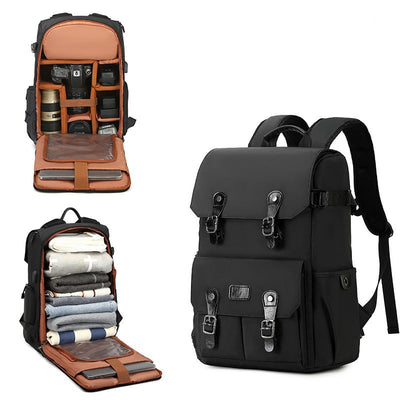 Mochila Fotográfica Doble Compartimento Impermeable para Cámara Profesional - Image 8