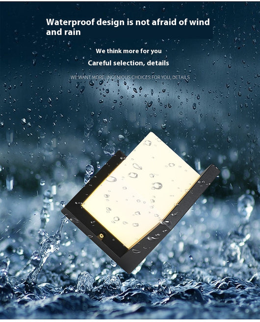 Lámpara LED de Pared Exterior Impermeable con Sensor de Movimiento - Image 9