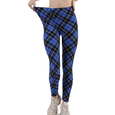 Leggings Cuadriculados Push Up para Mujer - Pantalones Deportivos Ajustados Sexys - Image 14