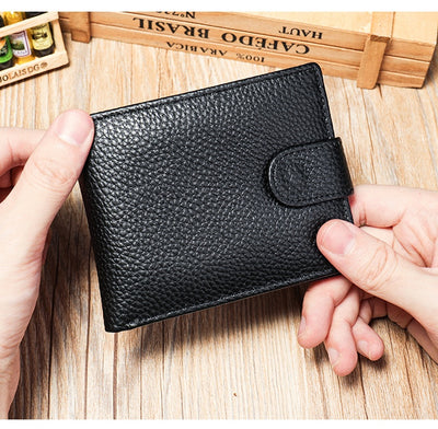 Billetera de Cuero para Hombre en Piel de Res Premium con Monedero - Image 8