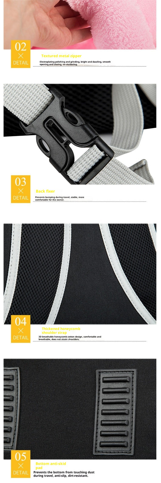Mochila Transportadora Transparente Expandible para Mascotas - Image 18