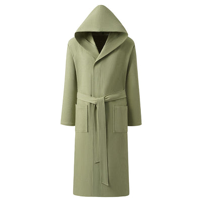 Bata con Capucha de Algodón Puro para Hombre - Image 5