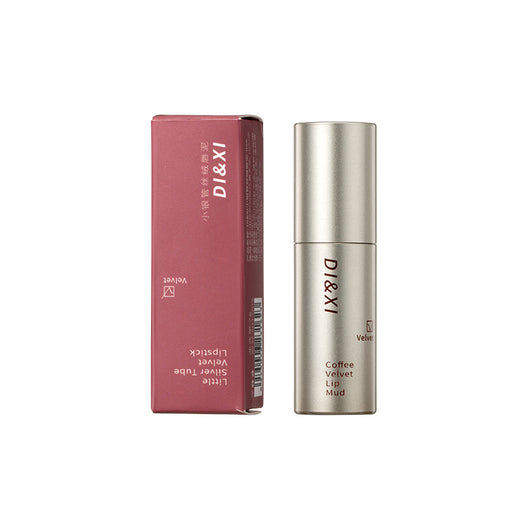 Labial Mate Velvet Tubo Plateado - Tono Leche Té Baja Saturación - Image 8