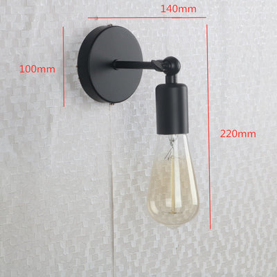 Lámpara de Pared Industrial Estilo Americano Hierro Forjado Minimalista - Image 3