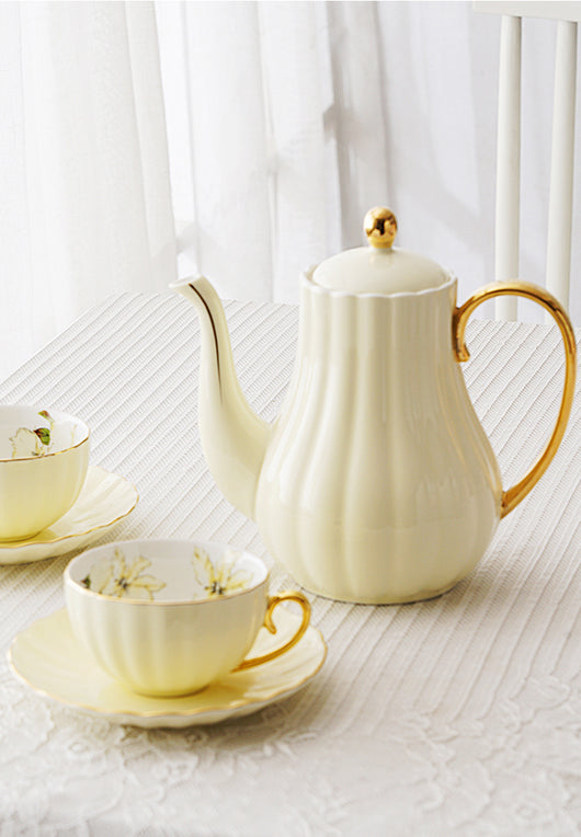 Juego de Té Macaron Colores Morandi - Tetera, Tazas y Platos - Image 6