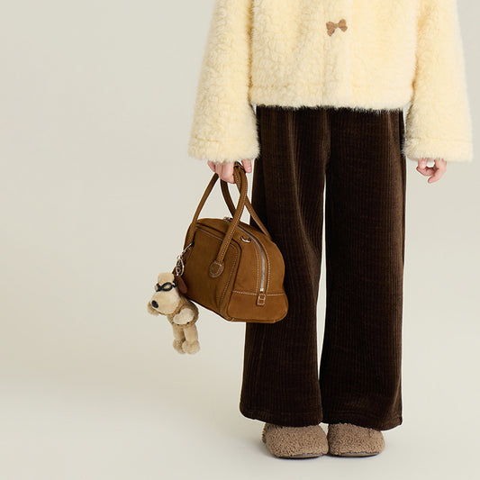 Pantalones para Bebé con Forro Polar y Corte Recto