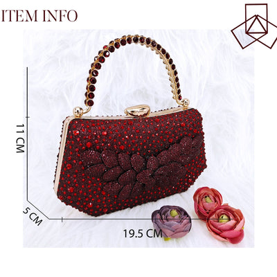 Juego de Zapatos y Bolso para Fiesta Mujer - Tacón Decorativo Hoja Artesanal - Image 24