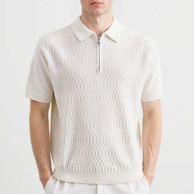 Polo Slim Fit con Textura Twist - Diseño Minimalista y Versátil - Image 3