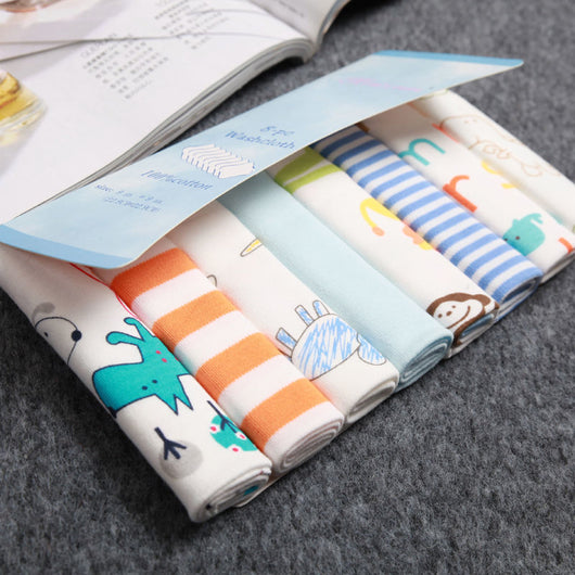 Pack de 8 Pañoletas de Gasa de Algodón para Bebé - Toallitas Absorbentes Recién Nacido - Image 10