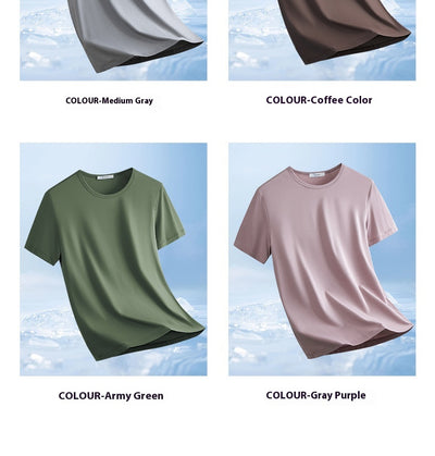Playera Modal Ice Silk de Manga Corta para Hombre - Tecnología Refrescante - Image 23