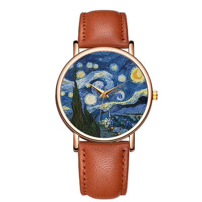 Reloj de Moda Casual con Diseño Impresionista - Image 5