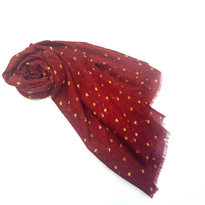 Pañoleta de Seda Estampada con Flores - Chal Tejido para Mujer - Image 3