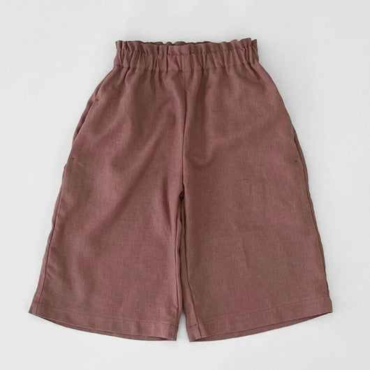 Pantalón Ancho de Lino y Algodón con Cintura Elástica - Image 50