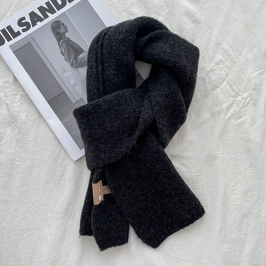 Bufanda de Lana Cálida Estilo Coreano para Mujer - Diseño Elegante y Versátil - Image 14