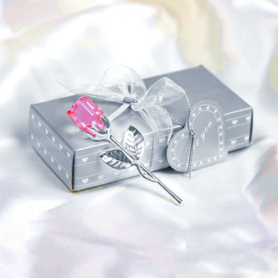 Rosa de Metal Cristal - Regalo Romántico para San Valentín y Bodas - Image 14