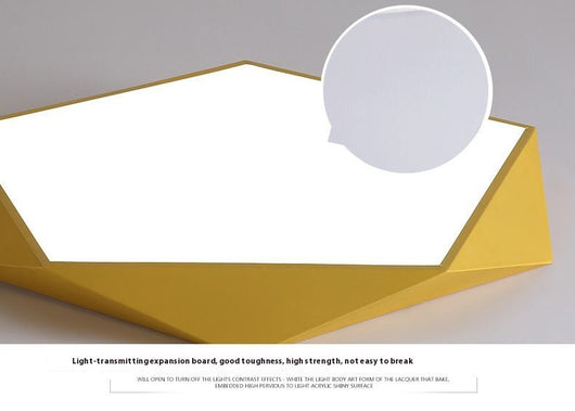 Lámpara de Techo Geométrica Macaron - Diseño Creativo Multicolor - Image 35