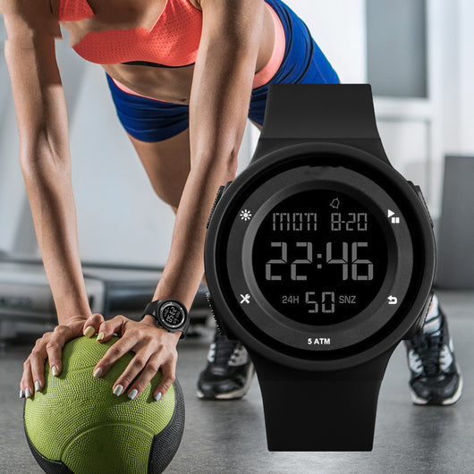 Reloj Deportivo Electrónico para Parejas con Banda de Silicona