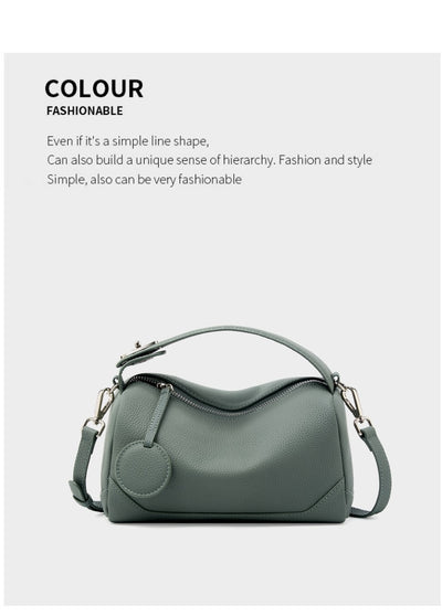 Bolso Crossbody de Cuero Genuino para Mujer - Portátil y Elegante - Image 38