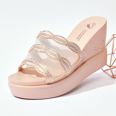 Sandalias Cuña para Mujer Piel Genuina Boca de Pez - Image 4