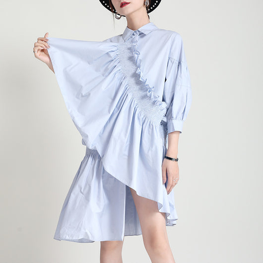 Falda Camisera Midi de Diseño Exclusivo y Estilo Oscuro