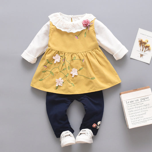 Conjunto de Dos Piezas Osito con Capucha en Terciopelo Dorado - Image 39