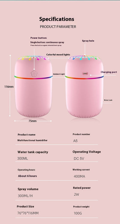 Humidificador Portátil USB para Auto y Hogar - Image 9