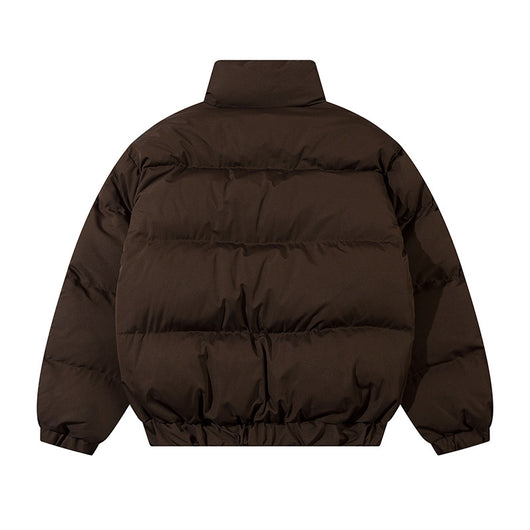 Chaqueta Acolchada para Hombre con Cuello Alto y Rayas Laterales - Image 12