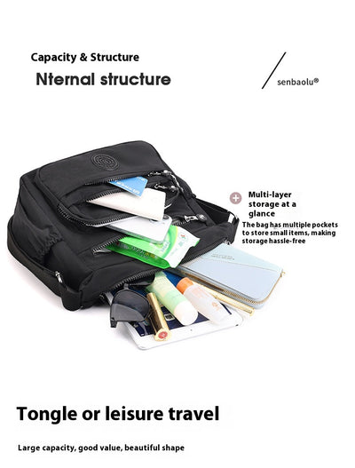 Bolsa Crossbody de Nylon Ligera con Gran Capacidad - Image 20