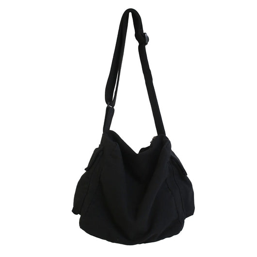 Bolsa de Lona Cruzada Minimalista para Literatura y Arte - Image 7